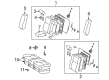 Toyota Camry Seat Cushion Diagram - 71460-33170-B0
