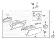 Toyota Land Cruiser Glove Box Diagram - 55501-60211-E1