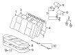 Toyota Corolla Seat Cushion Diagram - 71507-02120