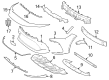 Toyota Bumper Reflector Diagram - 81720-30240