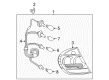 Toyota Camry Back Up Light Diagram - 81561-33390