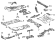 2022 Toyota Highlander Floor Pan Diagram - 58202-0E140