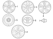 Toyota Wheel Cover Diagram - 42602-02490