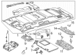 2022 Toyota Highlander Dome Light Diagram - 63650-0E361-B0