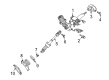 Toyota Venza Steering Column Diagram - 45250-0T052