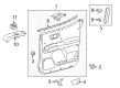 2022 Toyota Tacoma Weather Strip Diagram - 68173-04020