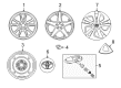 Toyota Prius AWD-e Spare Wheel Diagram - 42611-47631