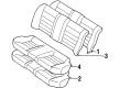 1994 Toyota Corolla Seat Cushion Diagram - 71507-12100