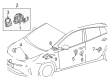Toyota Prius AWD-e Air Bag Control Module Diagram - 89170-47601