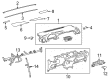 Toyota Yaris Glove Box Diagram - 55303-52220-C0