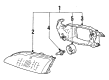 Toyota Paseo Headlight Diagram - 81170-16531