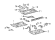 Scion xD Front Cross-Member Diagram - 57454-52010