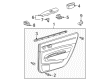 2005 Toyota Prius Weather Strip Diagram - 68173-47020