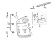 Toyota Prius Tail Light Diagram - 81551-47100