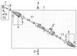 Toyota Mirai Rack And Pinion Diagram - 45510-62060