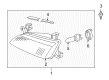 Toyota Camry Spark Plug Wire Diagram - 90919-15167