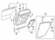 Toyota Avalon Weather Strip Diagram - 67872-07020