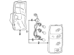 Toyota Land Cruiser Back Up Light Diagram - 81550-60320