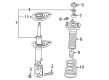 Toyota Avalon Shock Absorber Diagram - 48540-09D70