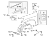 Toyota Fender Diagram - 53802-60B60