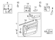 2012 Toyota Tundra Armrest Diagram - 74210-0C040-E0
