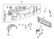 Toyota Tacoma Fuel Door Diagram - 77305-04040
