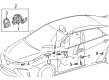 Toyota Mirai Air Bag Control Module Diagram - 89170-62020