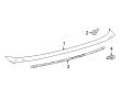 Toyota Camry Spoiler Diagram - 76085-33110-E1