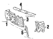 Toyota Starlet Radiator Support Diagram - 53205-10111
