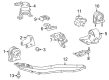 1999 Toyota RAV4 Engine Mount Diagram - 51204-42013