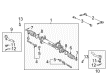 Toyota Drag Link Diagram - 45503-49085