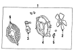 Toyota Cooling Fan Assembly Diagram - 88453-10022