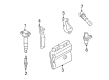 Toyota Corolla Engine Control Module Diagram - 89661-0ZR03
