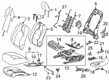 Toyota Camry Seat Cover Diagram - 71074-06S31-A5