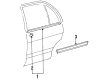 Toyota Tercel Door Moldings Diagram - 75742-16500-B0