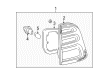 Toyota Land Cruiser Back Up Light Diagram - 81581-60010