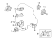 Scion Engine Mount Diagram - 12351-22100
