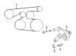 Toyota Matrix Drive Belt Diagram - 90916-A2016