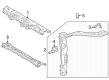 Toyota Grand Highlander Radiator Support Diagram - 53838-0E150