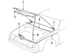 Toyota Celica Hood Latch Diagram - 53510-14170