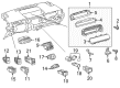 Toyota Prius V Parking Assist Distance Sensor Diagram - 89341-28480-C0