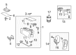 Toyota Center Console Base Diagram - 58901-47040-E0