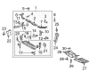 Scion tC Front Cross-Member Diagram - 57104-21041
