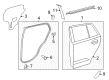 Scion xD Door Seal Diagram - 67872-52180