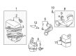 Toyota Solara Air Filter Box Diagram - 17705-03080