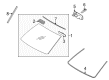 Toyota 4Runner Windshield Diagram - 56101-35190