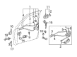 Toyota Sequoia Door Lock Actuator Diagram - 69030-0C021