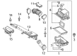 Toyota Corolla Cross Air Filter Box Diagram - 17705-F2090