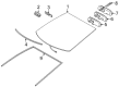 Toyota Prius Plug-In Windshield Diagram - 56101-4E931