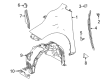 Toyota Sienna Fender Diagram - 53812-08050